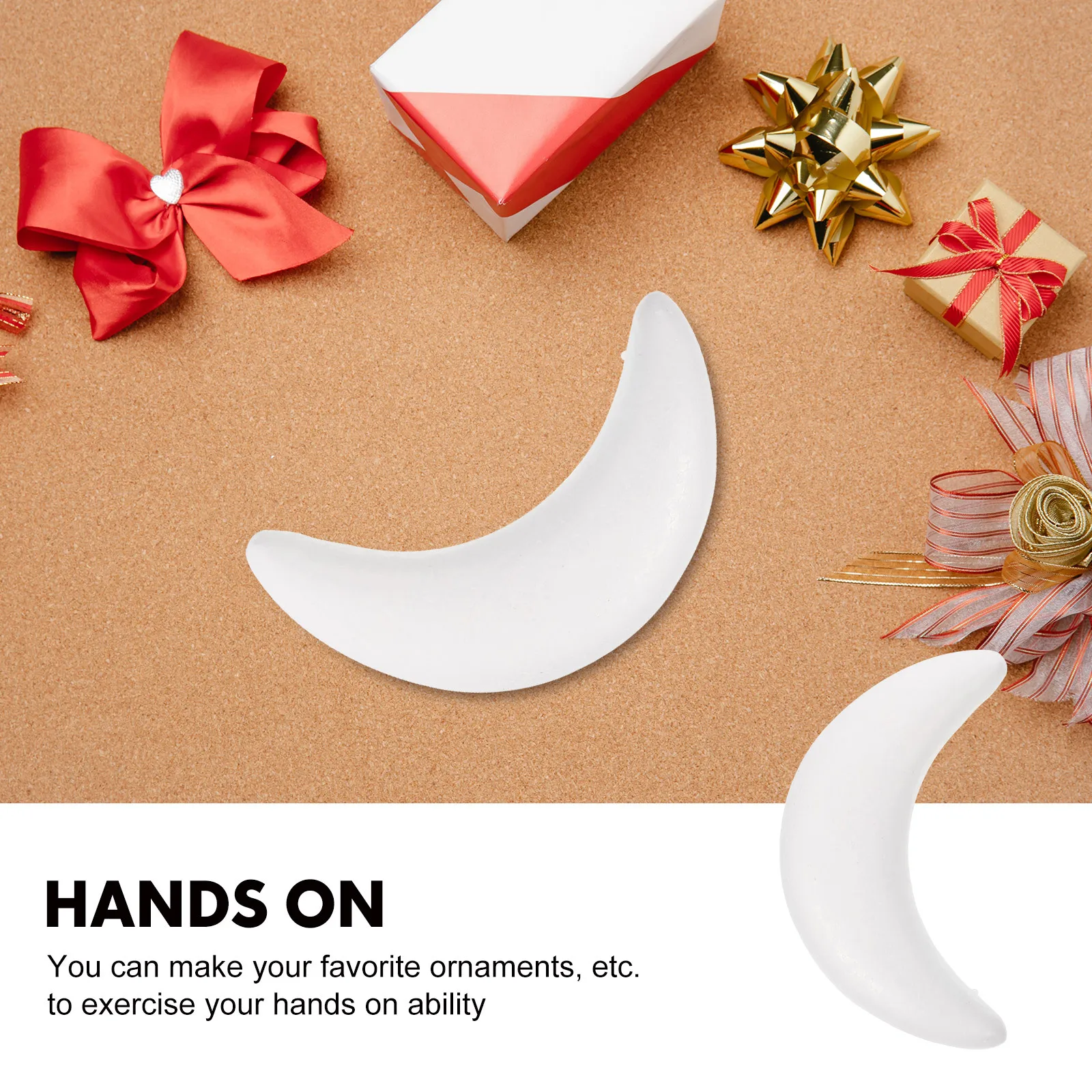 10Pcs Foams Crafts Moon Shape Hanging Ornaments DIY Xmas Tree Decorations Festival Adornment Desktop Christmas Pendant Decor
10Pcs Foams Crafts Moon Shape Hanging Ornaments DIY Xmas Tree Decorations Festival Adornment Desktop Christmas Pendant Decor