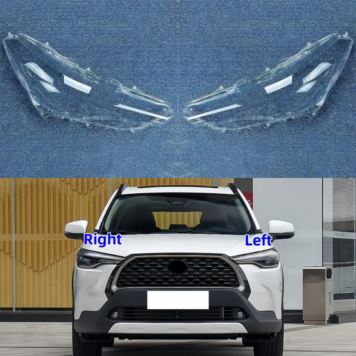 For Toyota Corolla Cross 2022 2023 Car Lights Shell Headlights Glass Lampcover Glass Lens Case Auto Light Caps
For Toyota Corolla Cross 2022 2023 Car Lights Shell Headlights Glass Lampcover Glass Lens Case Auto Light Caps