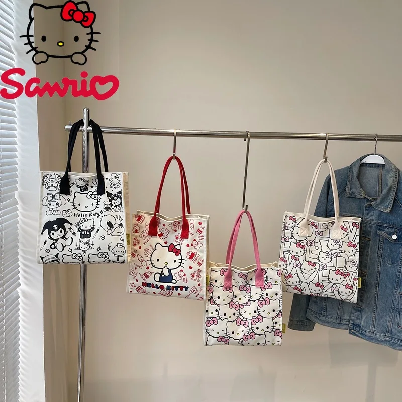 Hello Kitty новая женская сумка модная женская сумка высокого качества с героями мультфильмов для отдыха большая вместительная сумка для покупок для девочек
Hello Kitty новая женская сумка модная женская сумка высокого качества с героями мультфильмов для отдыха большая вместительная сумка для покупок для девочек