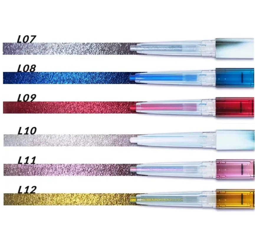 Kaleidos Eyeliner Gel Pencil Set 6 Pcs Kit Waterproof Chameleon Long Wear Glitter Metallic Eye Pen High Pigment Eye Shadow
Kaleidos Eyeliner Gel Pencil Set 6 Pcs Kit Waterproof Chameleon Long Wear Glitter Metallic Eye Pen High Pigment Eye Shadow