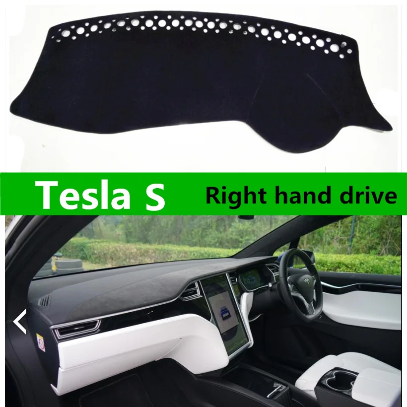 Car Dashboard Cover Dash Mat For Tesla S Right Hand Drive Auto Non-slip Sun Shade Pad Carpet
Car Dashboard Cover Dash Mat For Tesla S Right Hand Drive Auto Non-slip Sun Shade Pad Carpet