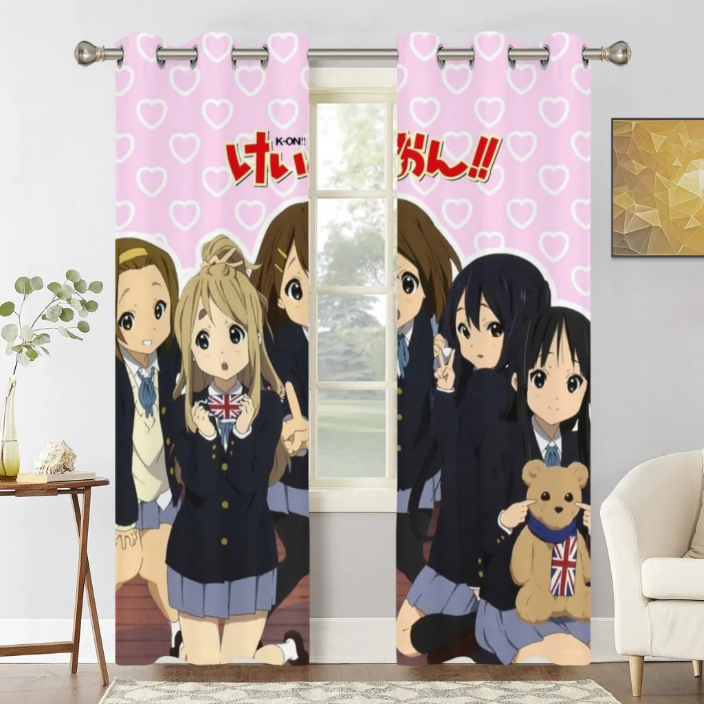 Новые Аниме Kawaii K-on! Затемняющие оконные шторы, занавески для гостиной, спальни, ванной комнаты, 2 шт.
Новые Аниме Kawaii K-on! Затемняющие оконные шторы, занавески для гостиной, спальни, ванной комнаты, 2 шт.