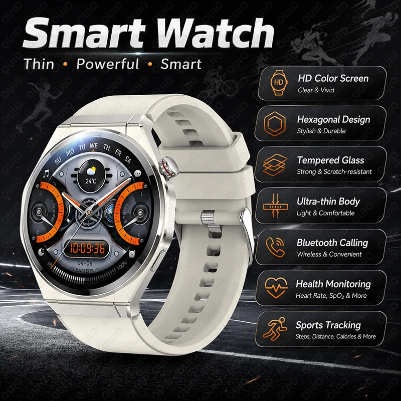 New Wireless Calling Sports Smart Watch Voice Assistant Multi-sport Mode 1.43HD Screen Health Monitoring Men Women Smart Watch
New Wireless Calling Sports Smart Watch Voice Assistant Multi-sport Mode 1.43HD Screen Health Monitoring Men Women Smart Watch