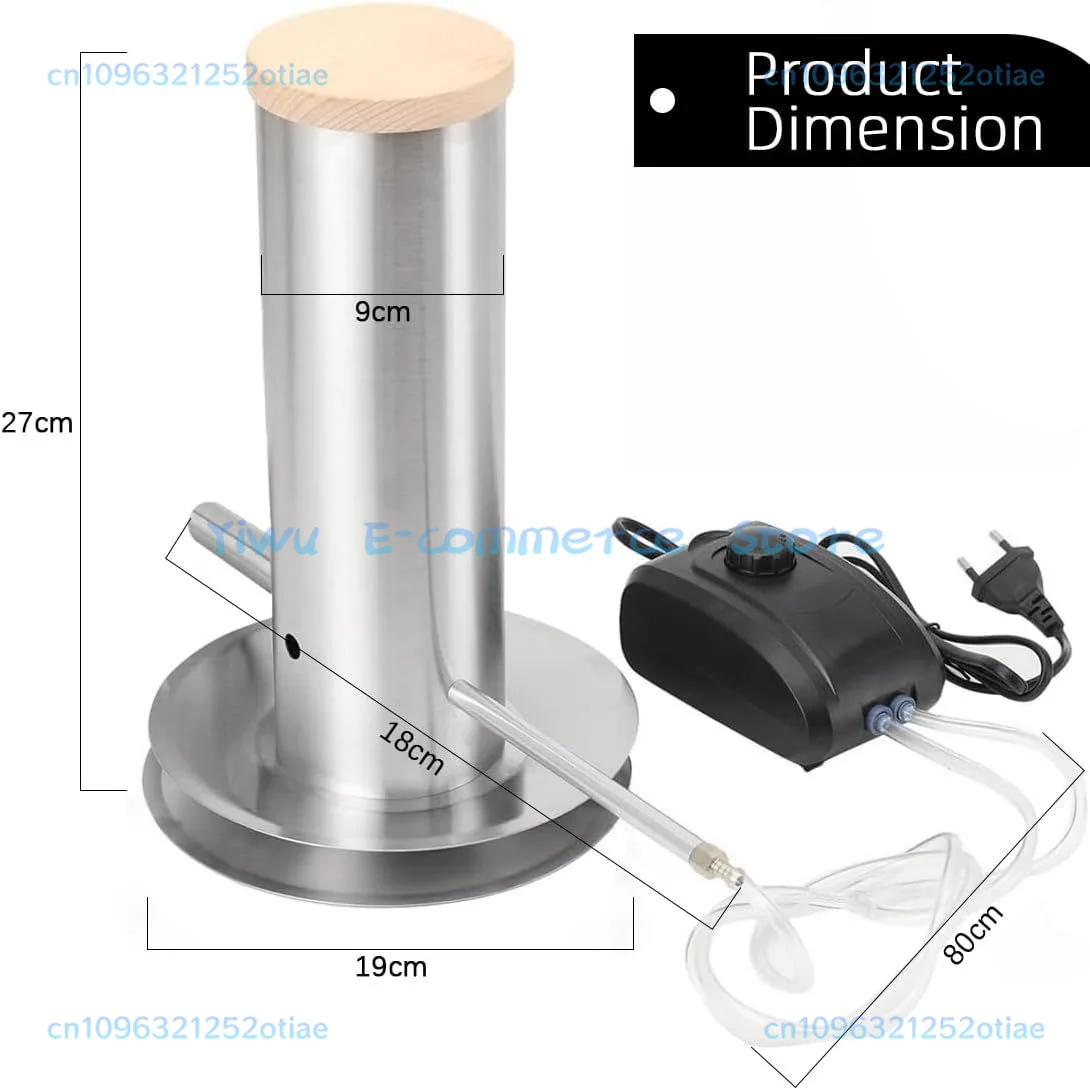 Stainless steel barbecue smoke cooler
Stainless steel barbecue smoke cooler