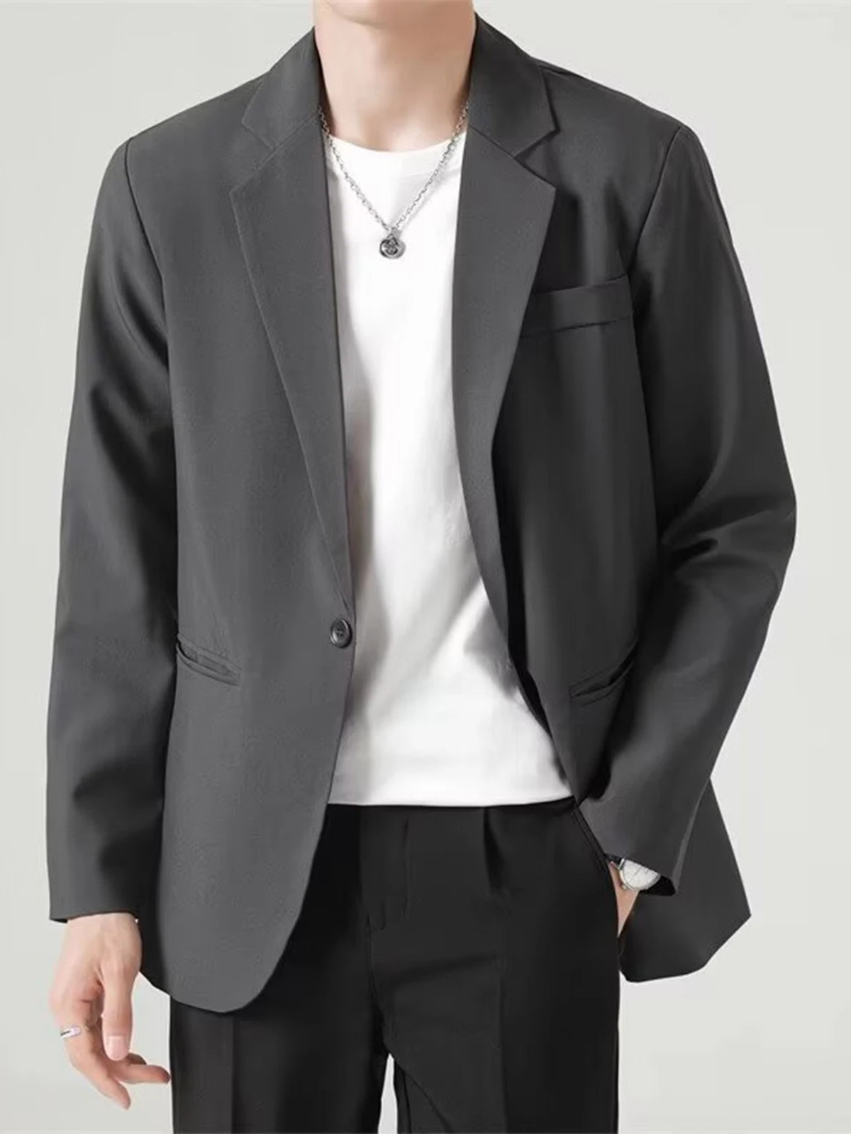 Casual Anti-Wrinkle Non-Iron Men's Suit Jacket Lightweight Spring Autumn New Style Loose Simple Men's Western Style Coat
Casual Anti-Wrinkle Non-Iron Men's Suit Jacket Lightweight Spring Autumn New Style Loose Simple Men's Western Style Coat