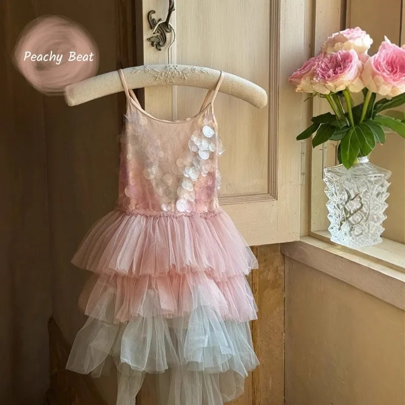 Fashion Baby Girl Princess Sequins Rainbow Tutu Dress Infant Toddler Child Sleeveless Tulle Vestido Summer Baby Clothes 18M-10Y
Fashion Baby Girl Princess Sequins Rainbow Tutu Dress Infant Toddler Child Sleeveless Tulle Vestido Summer Baby Clothes 18M-10Y