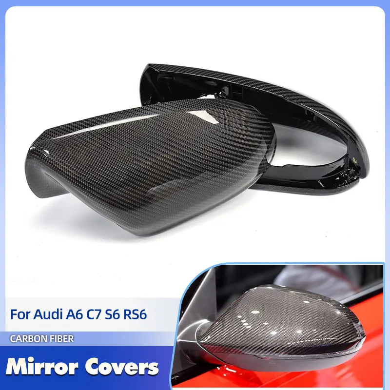 Чехлы на зеркала заднего вида из углеродного волокна для Audi A6 C7 S6 RS6 2012-2016, сменные колпачки для гоночных боковых зеркал, комплекты кузова
Чехлы на зеркала заднего вида из углеродного волокна для Audi A6 C7 S6 RS6 2012-2016, сменные колпачки для гоночных боковых зеркал, комплекты кузова