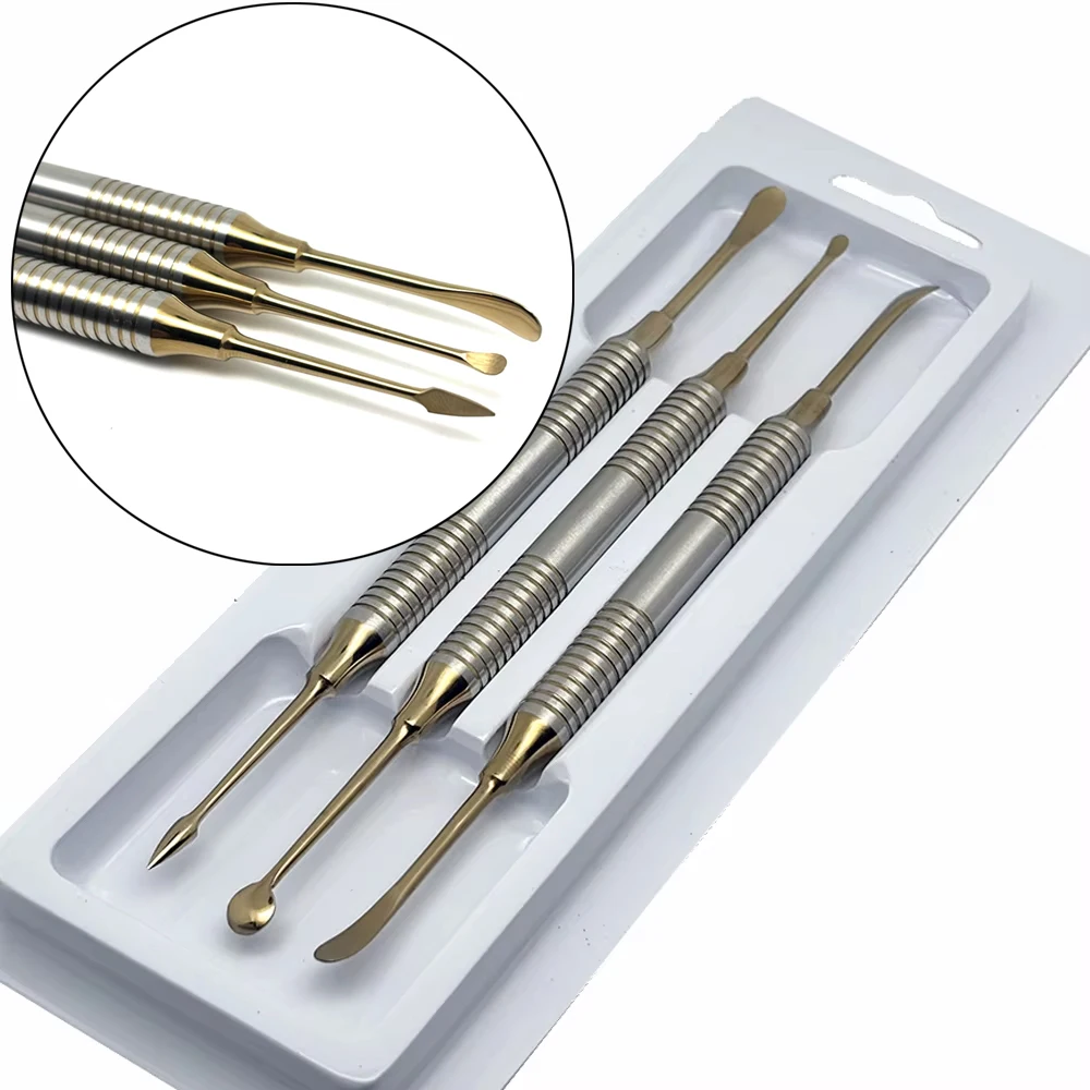 Dental Titanium Coating Implant Elevator Double Separator Oral Surgery Tool for Reflecting Retracting Gums Bone
Dental Titanium Coating Implant Elevator Double Separator Oral Surgery Tool for Reflecting Retracting Gums Bone