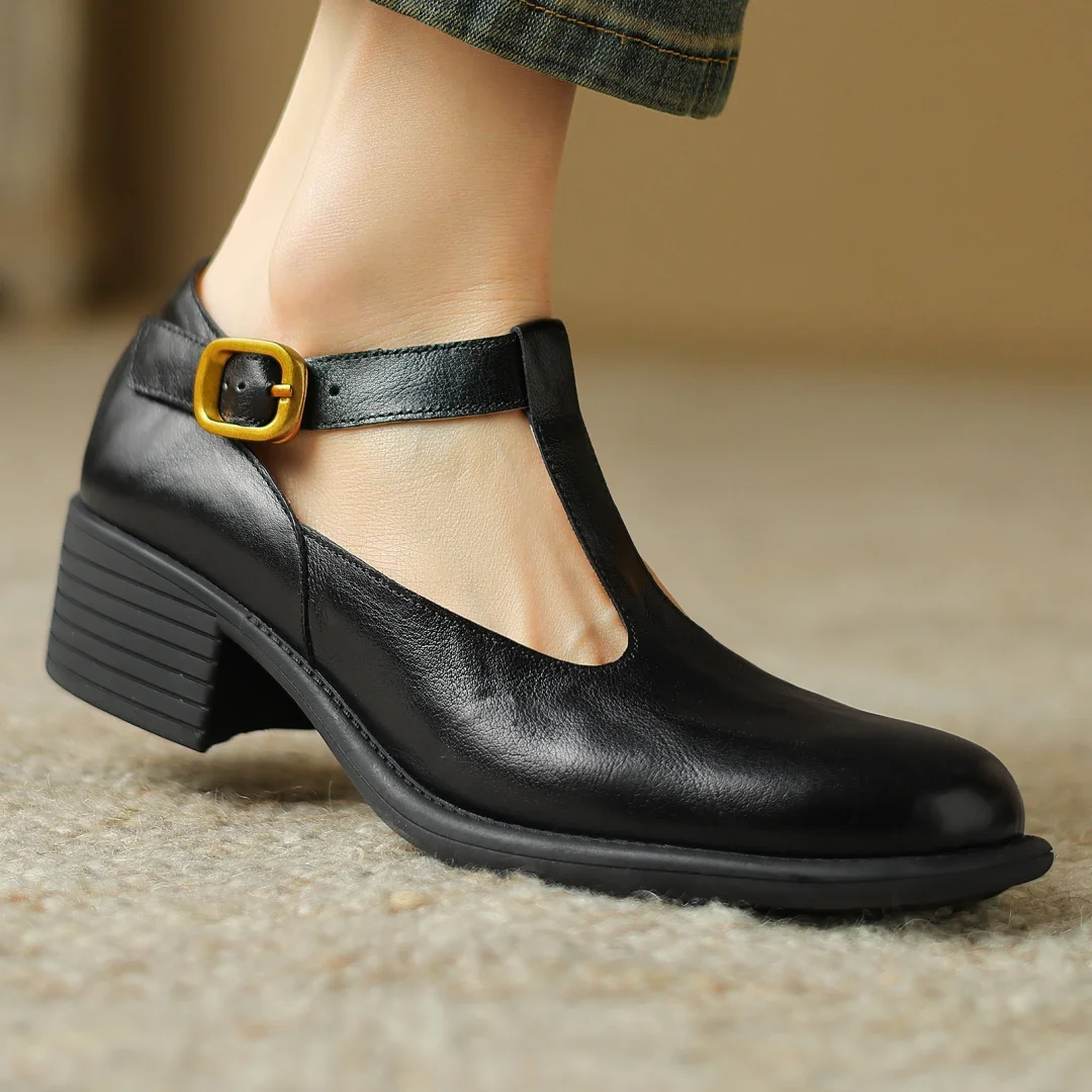 Plus size 34-41 women's genuine leather t-strap Mary Jane flats high quality round toe soft comfortable daily shoes for woman
Plus size 34-41 women's genuine leather t-strap Mary Jane flats high quality round toe soft comfortable daily shoes for woman