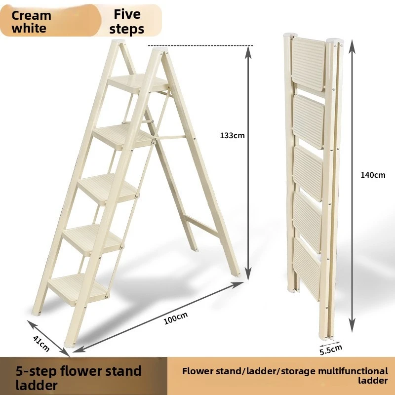 Ladder stool, home folding ladder, thick zigzag ladder, cream style climbing ladder, multifunctional storage rack, plant rack
Ladder stool, home folding ladder, thick zigzag ladder, cream style climbing ladder, multifunctional storage rack, plant rack