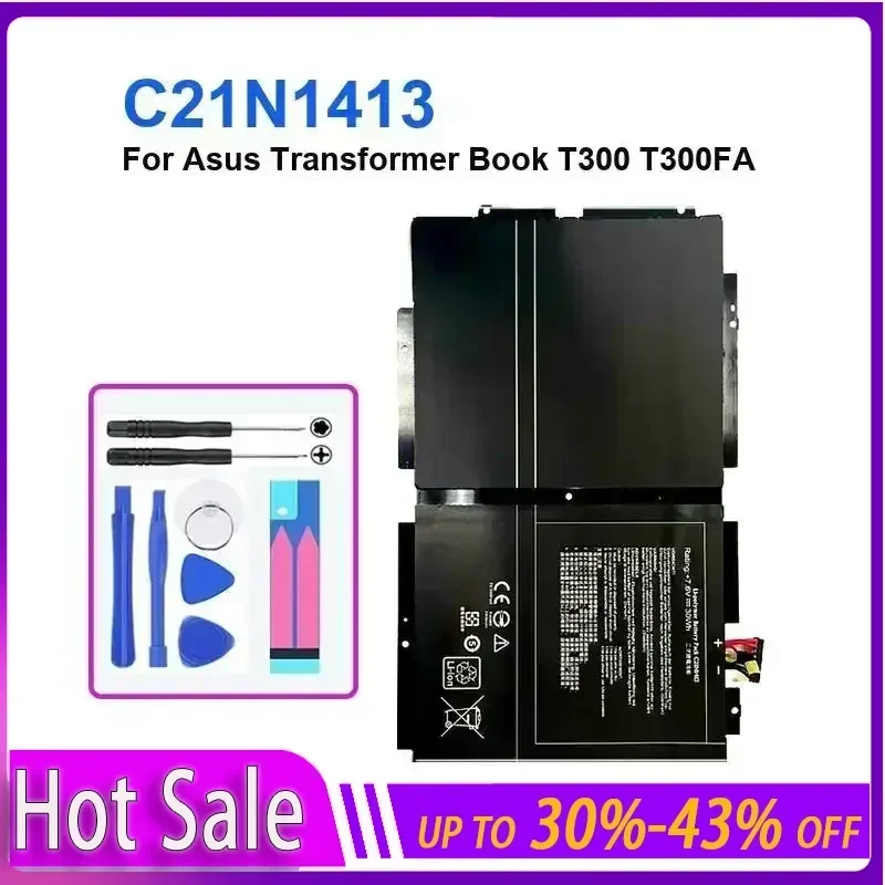 Laptop Battery 3900mAh For Asus Transformer Book T300 T300FA C21N1413 long-lasting and replaceable battery
Laptop Battery 3900mAh For Asus Transformer Book T300 T300FA C21N1413 long-lasting and replaceable battery