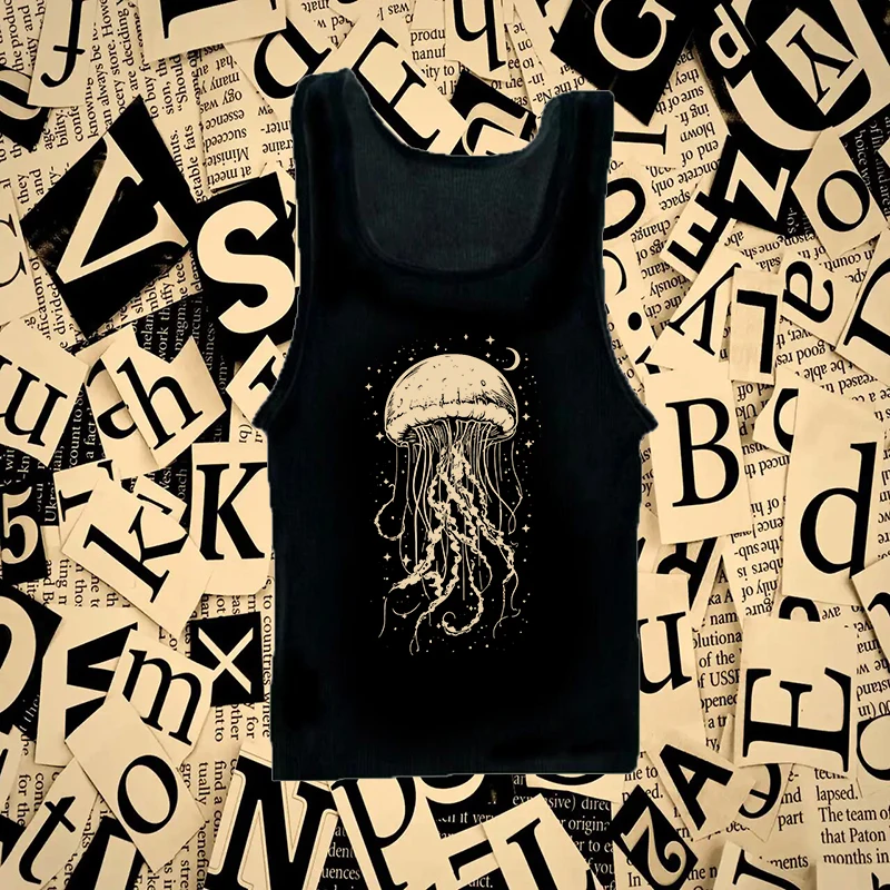 Готическая креативная футболка с мультяшным узором и принтом в стиле панк Y2K, уличная одежда, эстетический жилет, женский винтажный повседневный тонкий топ в стиле Харадзюку
Готическая креативная футболка с мультяшным узором и принтом в стиле панк Y2K, уличная одежда, эстетический жилет, женский винтажный повседневный тонкий топ в стиле Харадзюку