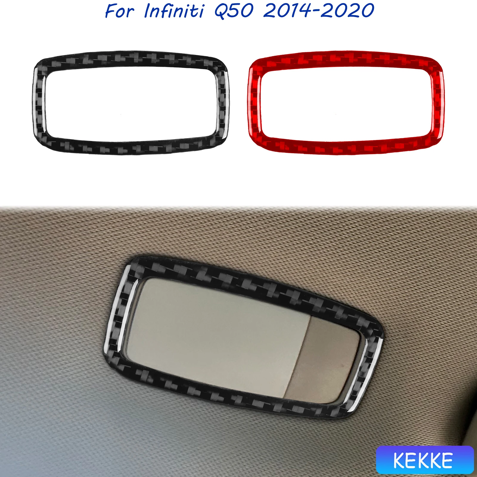 For Infiniti Q50 Accessories Interior 2014-2020 Rear Reading Light Auto Trim Soft Carbon Fiber Decorative Car Tuning Stickers
For Infiniti Q50 Accessories Interior 2014-2020 Rear Reading Light Auto Trim Soft Carbon Fiber Decorative Car Tuning Stickers