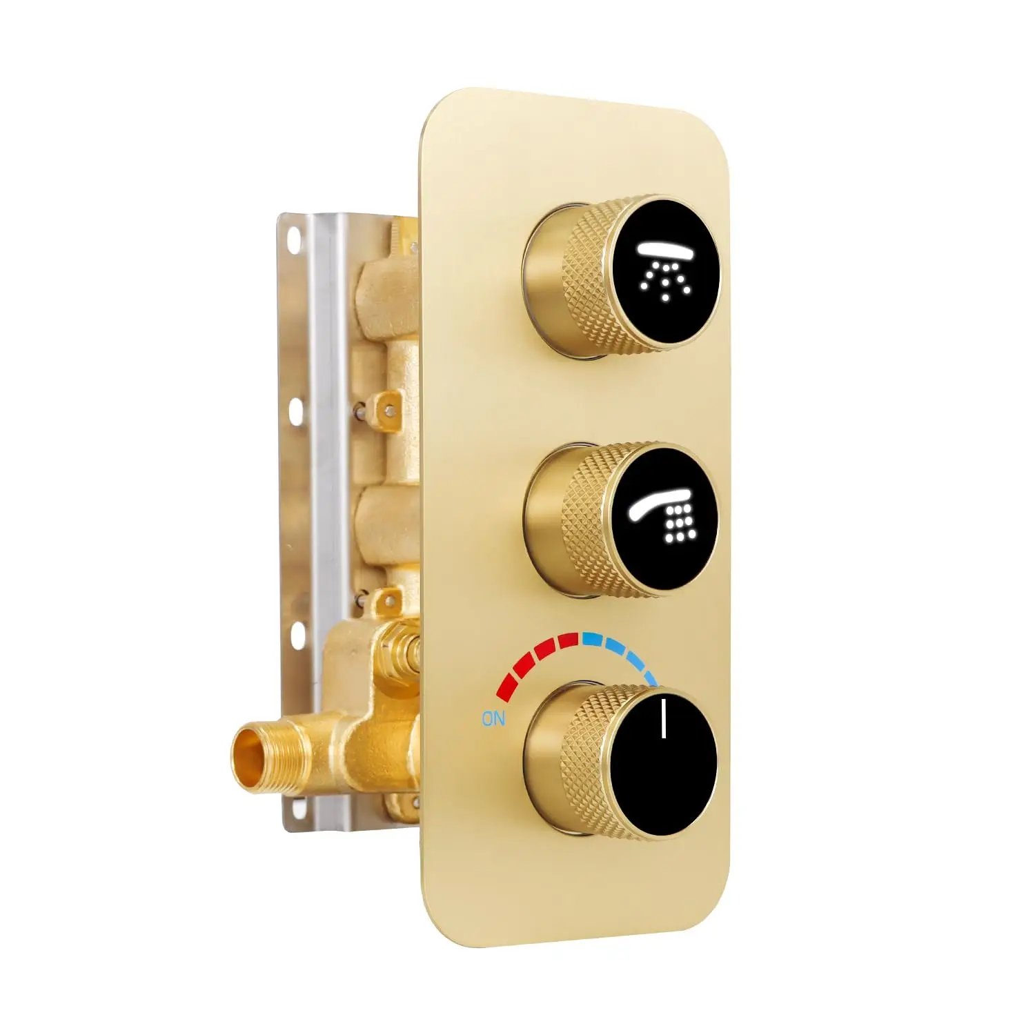 Hot-Selling Luxury Bidirectional Brass Diverter Valve Polished Wire-Drawn Mix Cold Hot Water Modern Wall Mount Bathroom Shower
Hot-Selling Luxury Bidirectional Brass Diverter Valve Polished Wire-Drawn Mix Cold Hot Water Modern Wall Mount Bathroom Shower