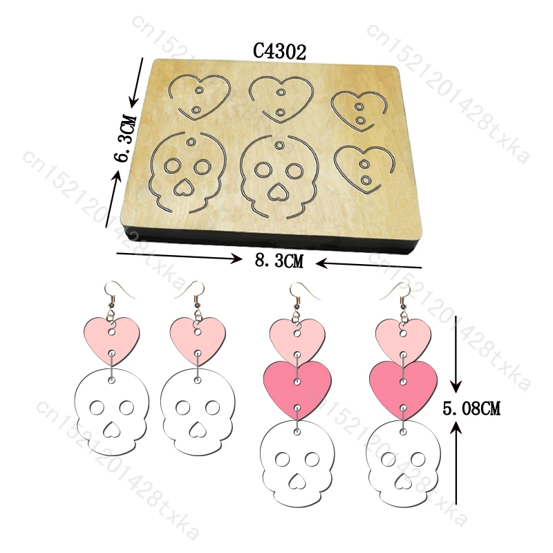Новые серьги Деревянные штампы Вырубные штампы Скрапбукинг C4302 Несколько стилей 
Новые серьги Деревянные штампы Вырубные штампы Скрапбукинг C4302 Несколько стилей