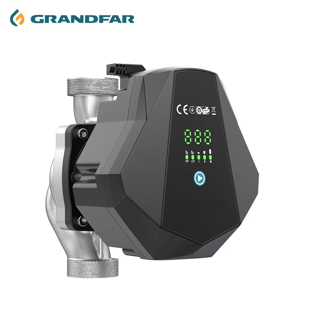 Grandfar 28-370W 183L/min ≤0.23EEI Big Flow Stainless Electric Hot Water Circulating Pump For Building
Grandfar 28-370W 183L/min ≤0.23EEI Big Flow Stainless Electric Hot Water Circulating Pump For Building