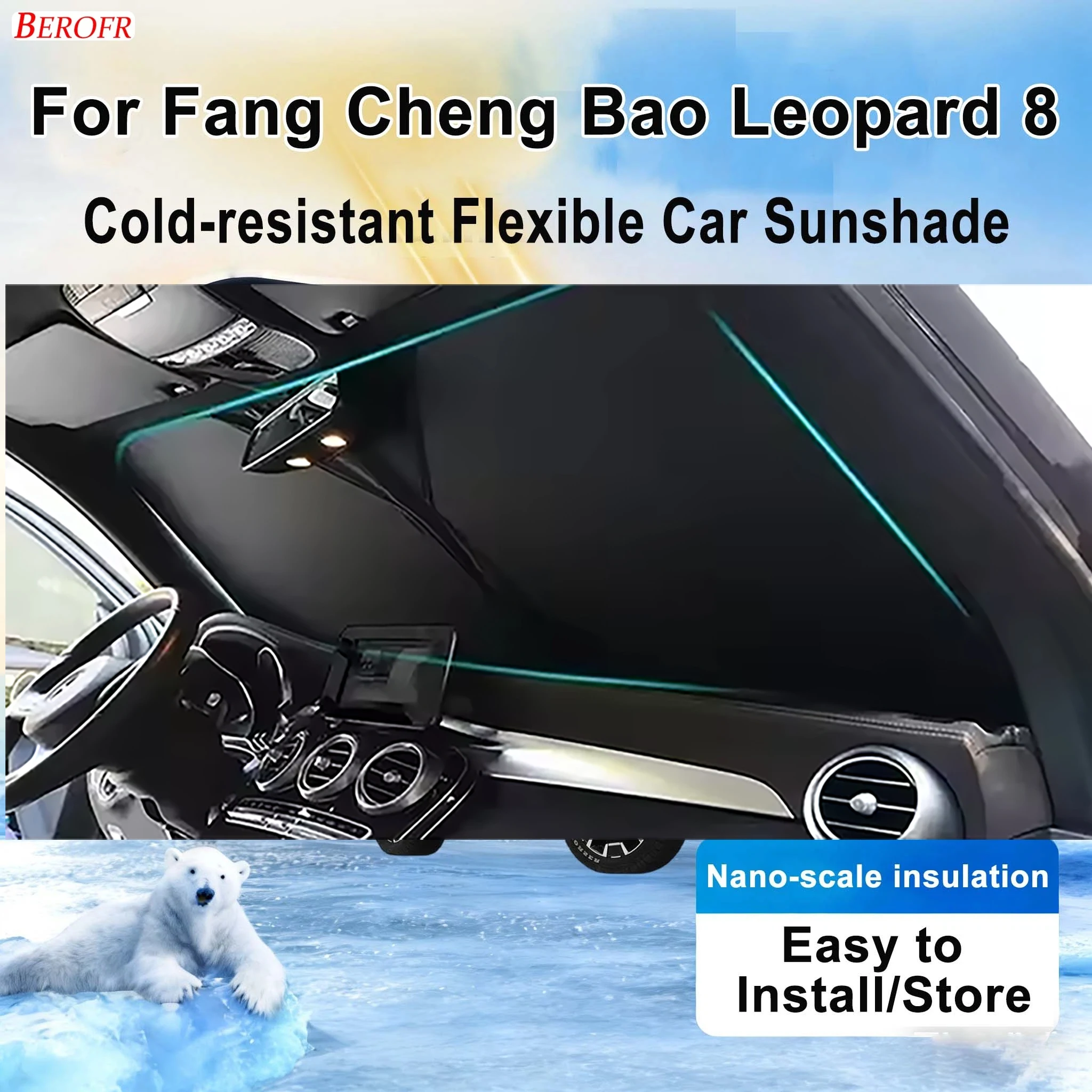 For Fang Cheng Bao Leopard 8 2025-2026 Car Windshield Sunshade Cover Front Window Sun Shade Heat Insulation Auto Accessories
For Fang Cheng Bao Leopard 8 2025-2026 Car Windshield Sunshade Cover Front Window Sun Shade Heat Insulation Auto Accessories