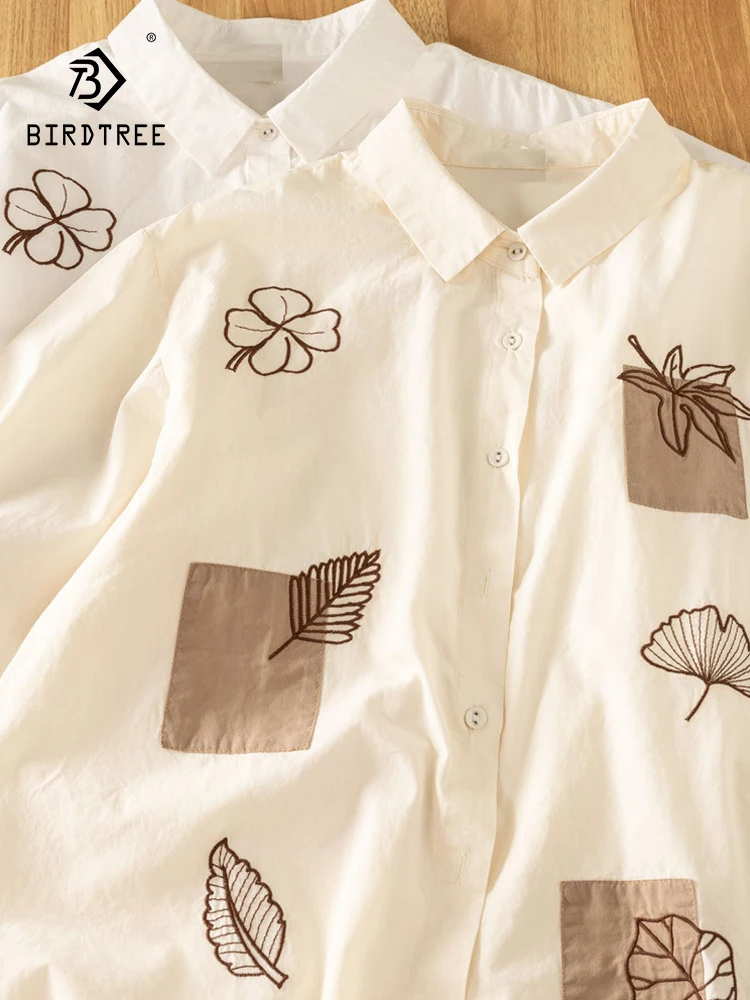 New 2025 Summer Cotton Short Sleeve Shirt, Women Turn-down Collar Embroidery, Mori Girl Versatile Commute Loose Blouse T56550CC
New 2025 Summer Cotton Short Sleeve Shirt, Women Turn-down Collar Embroidery, Mori Girl Versatile Commute Loose Blouse T56550CC