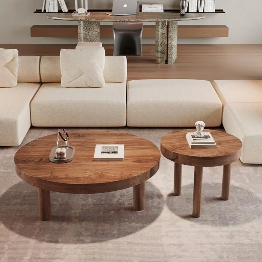 Wabi-sabi retro log coffee table simple wooden guest small tea table household living room bay window round kung fu tea table
Wabi-sabi retro log coffee table simple wooden guest small tea table household living room bay window round kung fu tea table