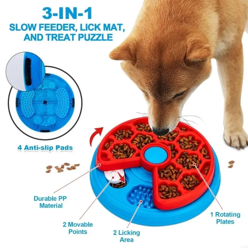3 Layer Turning Slow Eating Bowl For Animals Assists In Preventing Bloat And Enhancing Digestion With Engaging Structure 37JD
3 Layer Turning Slow Eating Bowl For Animals Assists In Preventing Bloat And Enhancing Digestion With Engaging Structure 37JD
