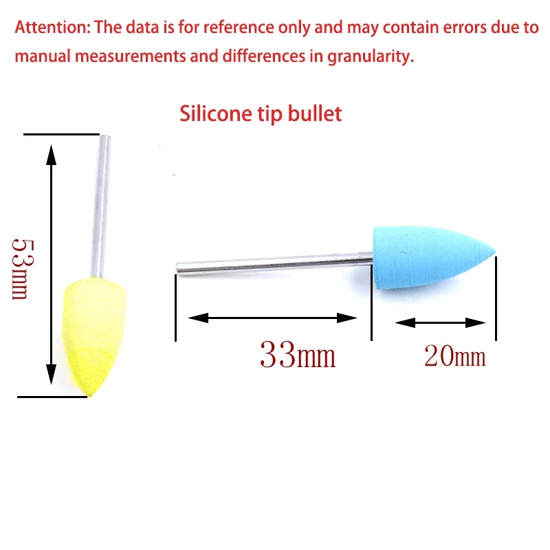 5-50Pc 2.35mm Silicone Rubber Polishers Diamond Polishing Burs Grinding Heads Nail Drill Bits Dental Laboratory Tools 4/6/8/10mm
5-50Pc 2.35mm Silicone Rubber Polishers Diamond Polishing Burs Grinding Heads Nail Drill Bits Dental Laboratory Tools 4/6/8/10mm
