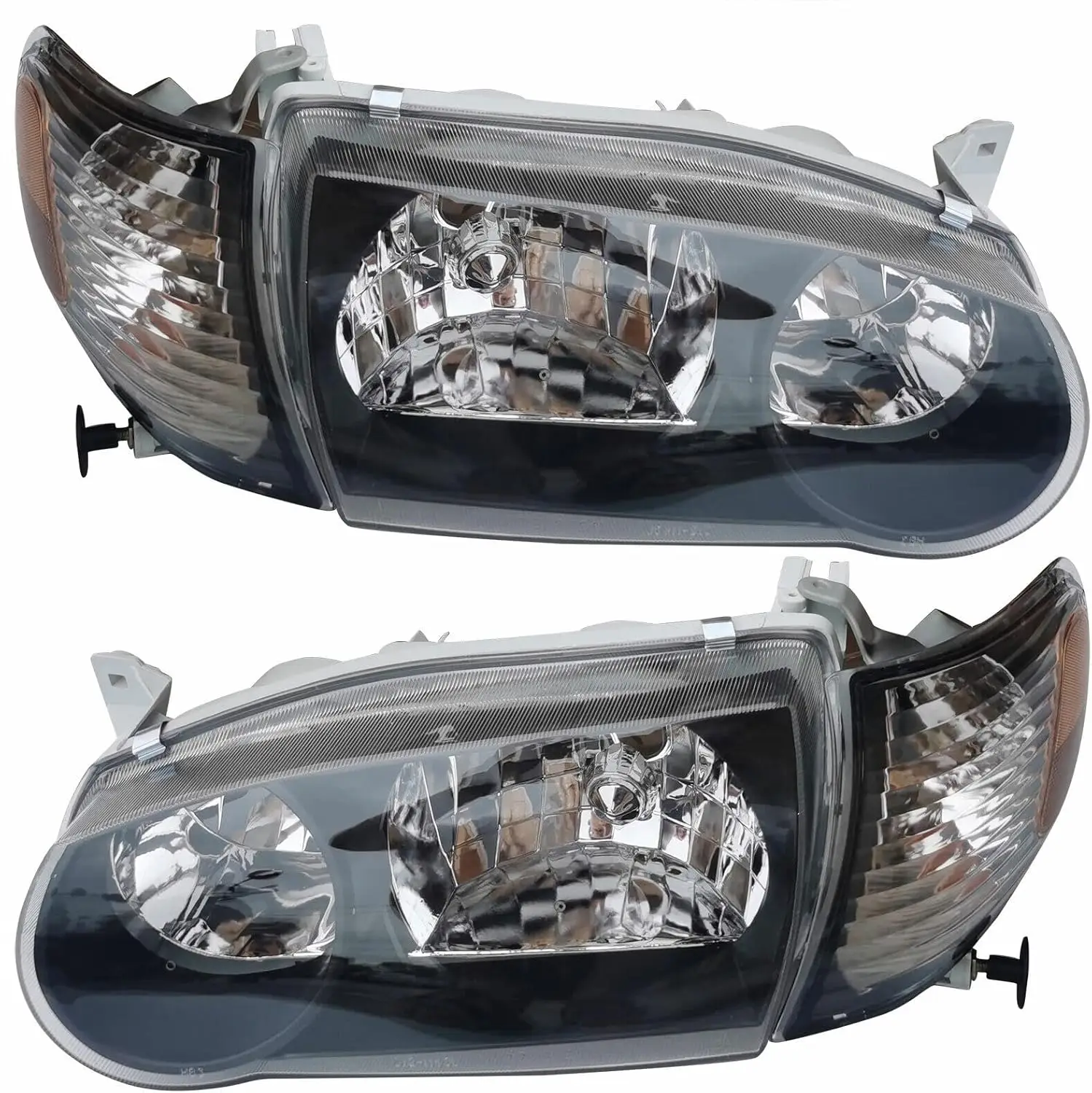 Автомобильные фары в сборе, фары для водителей и пассажиров, боковые ночные ходовые огни, совместимые для Toyota Corolla CE/ 2001-2002 гг.
Автомобильные фары в сборе, фары для водителей и пассажиров, боковые ночные ходовые огни, совместимые для Toyota Corolla CE/ 2001-2002 гг.