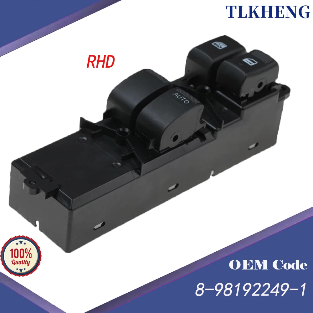 8-98192249-1 Power Window Control Switch For Isuzu D-Max 2011-2019
8-98192249-1 Power Window Control Switch For Isuzu D-Max 2011-2019