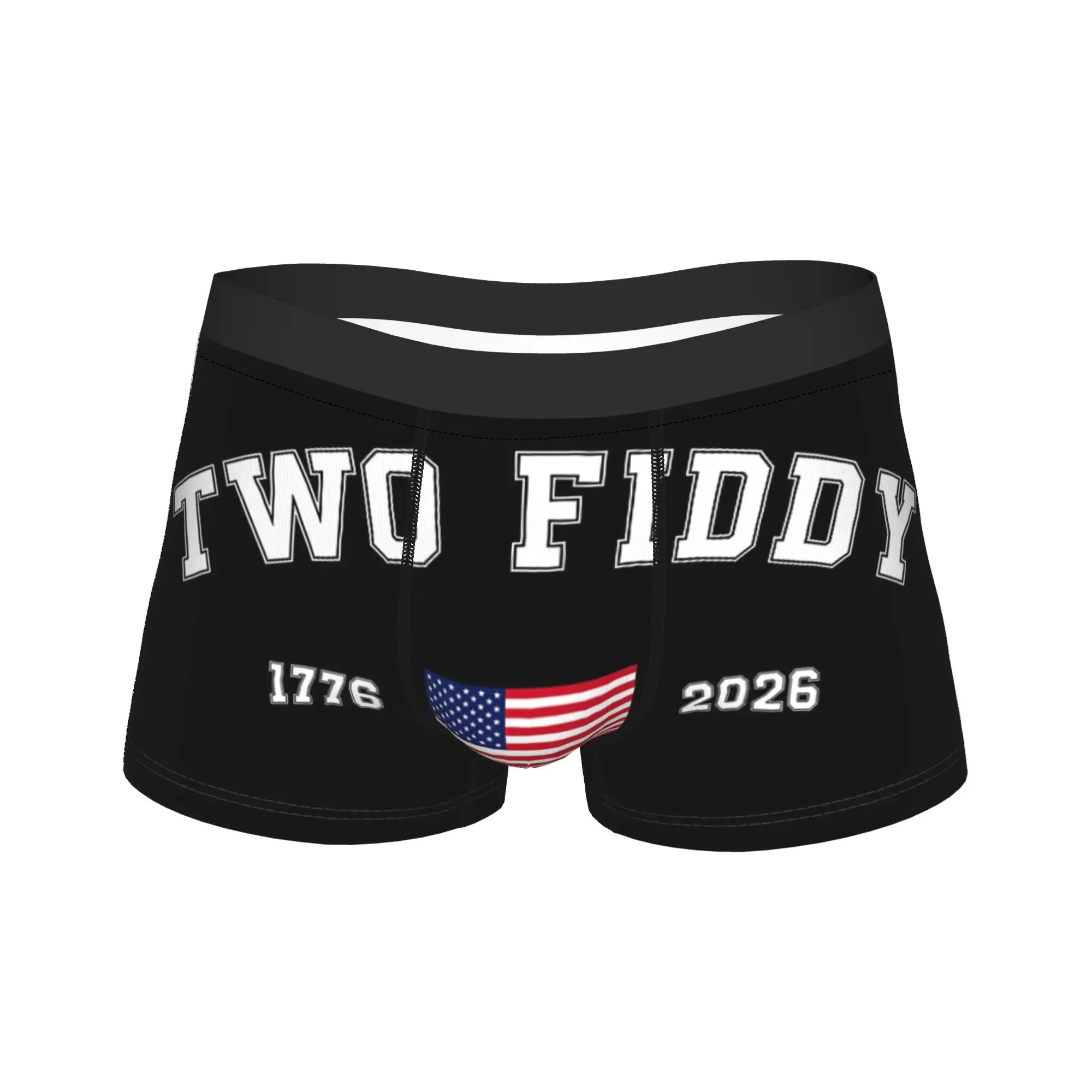 Two Fiddy 2 Fiddy 250th Anniversary Patriotic 4th of July Trunk 3D Pouch Underwear Hot Sale Customs Boxer Brief Male Panties
Two Fiddy 2 Fiddy 250th Anniversary Patriotic 4th of July Trunk 3D Pouch Underwear Hot Sale Customs Boxer Brief Male Panties