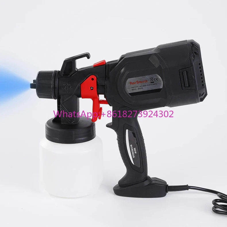 High Pressure Power Paint Spray Gun Cooper Nozzle Paint Sprayers Portable Electric Spray Gun
High Pressure Power Paint Spray Gun Cooper Nozzle Paint Sprayers Portable Electric Spray Gun