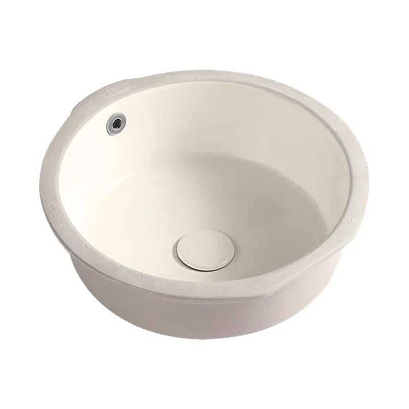 Cream wind round bar, ceramic under the table basin flat bottom embedded, small size household 
Cream wind round bar, ceramic under the table basin flat bottom embedded, small size household