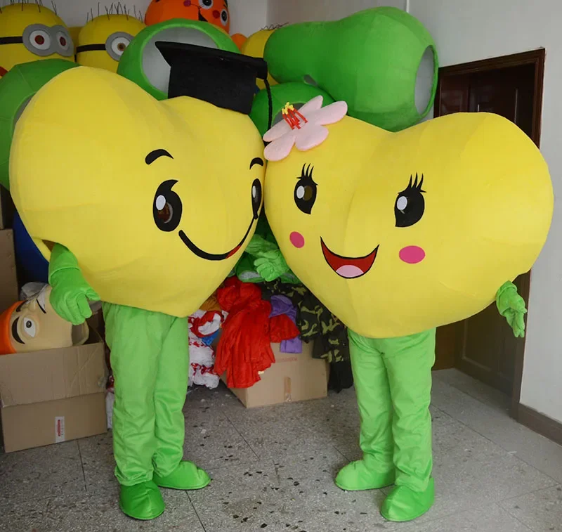 High Quality Yellow Heart Love Mascot Costume LOVE Heart Mascot Cosplay Costume Free Ship Can Add Logo Stage Performance Dress
High Quality Yellow Heart Love Mascot Costume LOVE Heart Mascot Cosplay Costume Free Ship Can Add Logo Stage Performance Dress