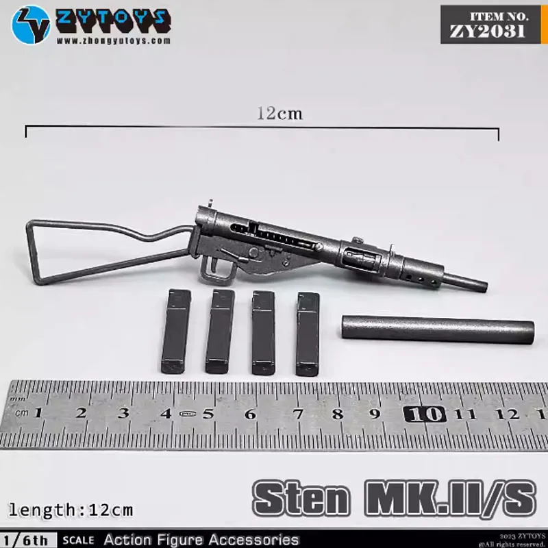 1: 6 Scale Soldier ZY2031 Submachine Gun Model 12 inch Movable Dolls Gift Decoration Toy Weapon Matching
1: 6 Scale Soldier ZY2031 Submachine Gun Model 12 inch Movable Dolls Gift Decoration Toy Weapon Matching