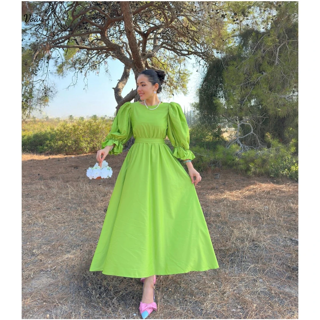 Vows Chiffon Elegant Women's Dresses for Wedding Party Dresses Woman 2025 Line A Custom Made Ball Gown Dress Round Collar Prom
Vows Chiffon Elegant Women's Dresses for Wedding Party Dresses Woman 2025 Line A Custom Made Ball Gown Dress Round Collar Prom