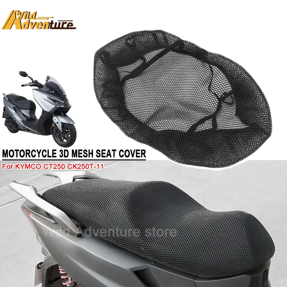3D Mesh Motorcycle Seat Cover Breathable Scooter Seat Pad With Anti-Slip Mesh Summer Design Protection For KYMCO CT250 CK250T-11
3D Mesh Motorcycle Seat Cover Breathable Scooter Seat Pad With Anti-Slip Mesh Summer Design Protection For KYMCO CT250 CK250T-11