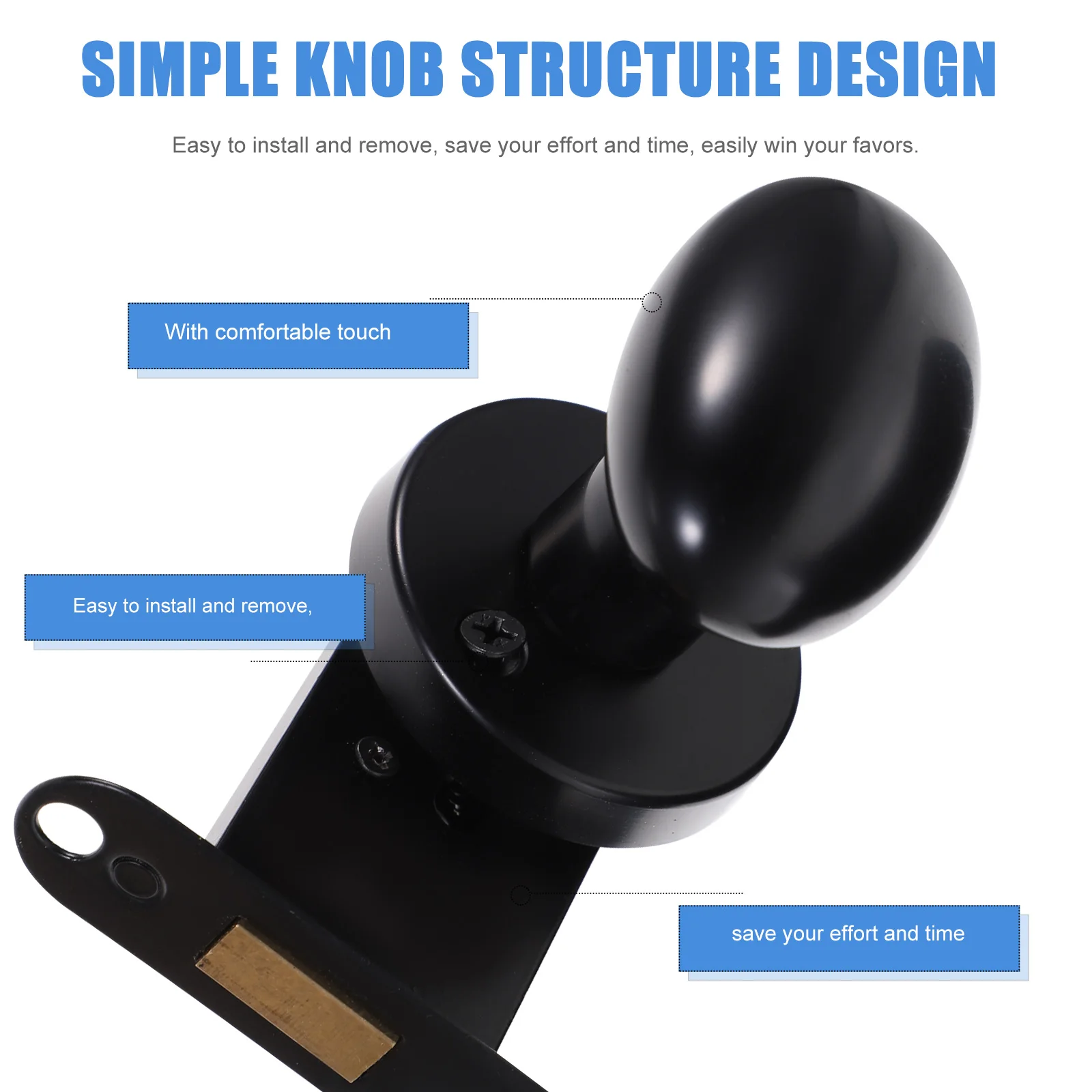 1 set Invisible Door Lock Single Sided Deadbolt Stainless Steel Durable Quiet Round Locking Lever Handle for Living Room Bedroom
1 set Invisible Door Lock Single Sided Deadbolt Stainless Steel Durable Quiet Round Locking Lever Handle for Living Room Bedroom