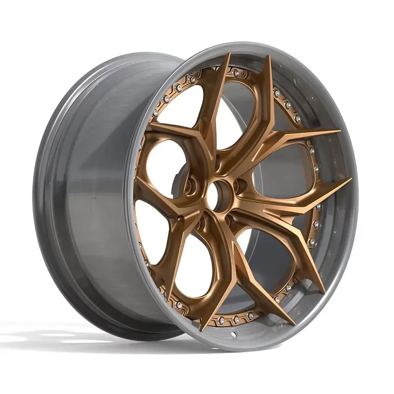 2 Piece Mate Bronze Face Aluminum Alloy Forged Wheels 16 17 18 19 20 21 22 23 24 Inch 5x112 5x114.3 5x120 Rim Hub
2 Piece Mate Bronze Face Aluminum Alloy Forged Wheels 16 17 18 19 20 21 22 23 24 Inch 5x112 5x114.3 5x120 Rim Hub