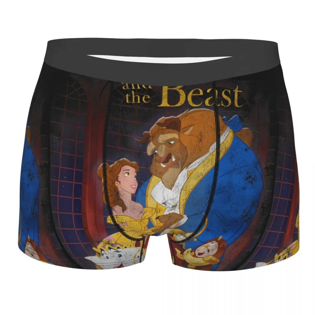 Beauty And The Beast Underwear Men Sexy Print Customized Musical Romantic Fantasy Film Boxer Shorts Panties 
Beauty And The Beast Underwear Men Sexy Print Customized Musical Romantic Fantasy Film Boxer Shorts Panties