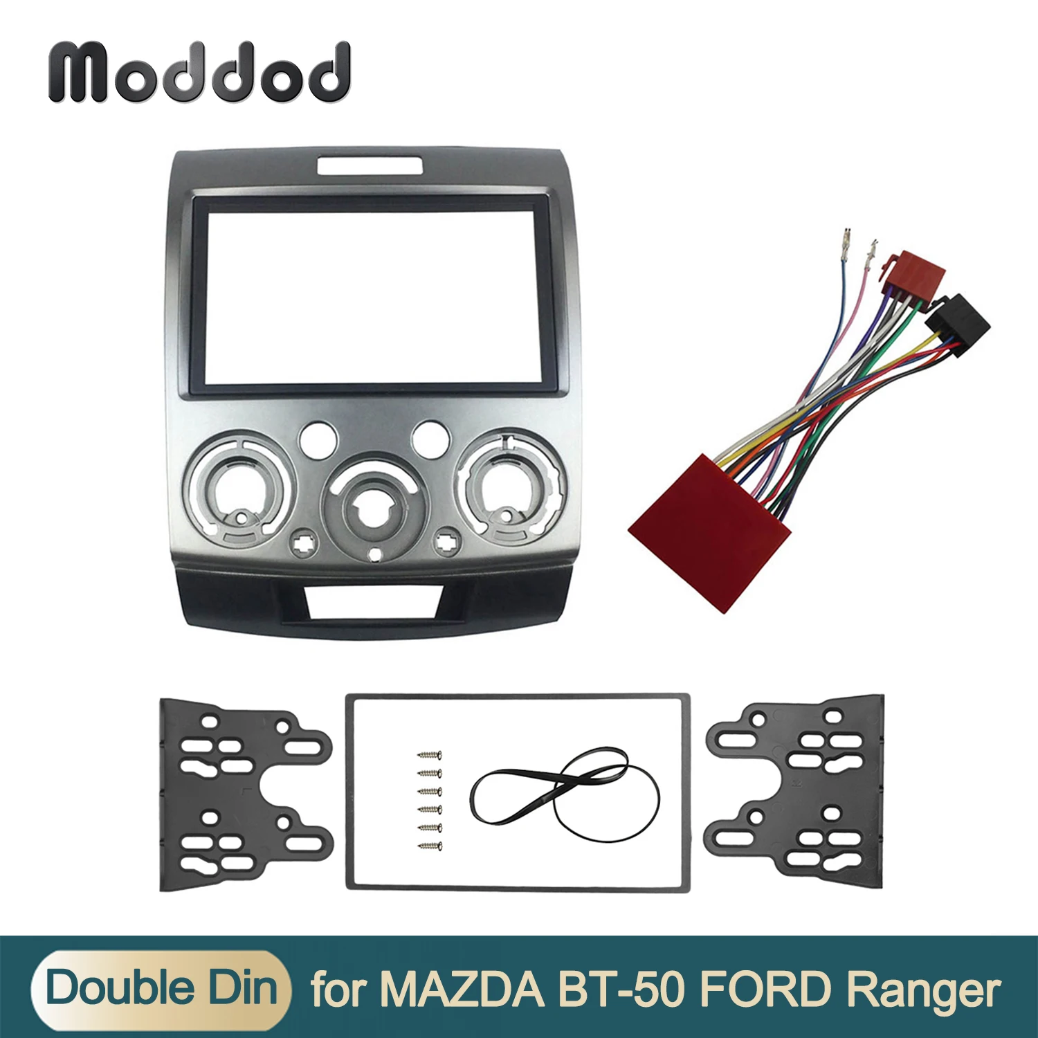 Двойная Din панель для Ford Everest Ranger Mazda, стандартная стереопанель с жгутом проводов ISO, комплект отделки приборной панели, лицевая рамка
Двойная Din панель для Ford Everest Ranger Mazda, стандартная стереопанель с жгутом проводов ISO, комплект отделки приборной панели, лицевая рамка