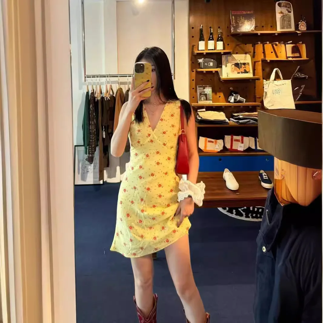 French Sle Floral Print Silk Tea Dr with Belt Deep V Ne Svel Women's Spring Summer Autumn Winter A-Line Dr
French Sle Floral Print Silk Tea Dr with Belt Deep V Ne Svel Women's Spring Summer Autumn Winter A-Line Dr