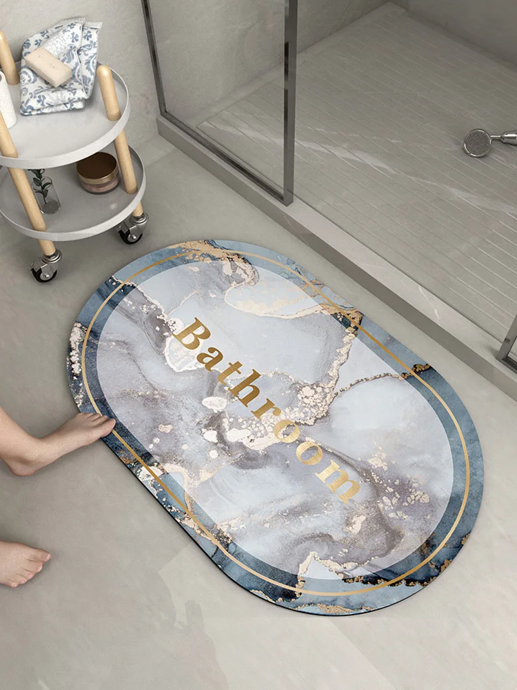Bathroom Diatom Ooze Cushion Bathroom Absorbent Floor Mat Door Non-Slip Foot Mats Quick-Drying Door Mat Bathroom Carpet
Bathroom Diatom Ooze Cushion Bathroom Absorbent Floor Mat Door Non-Slip Foot Mats Quick-Drying Door Mat Bathroom Carpet