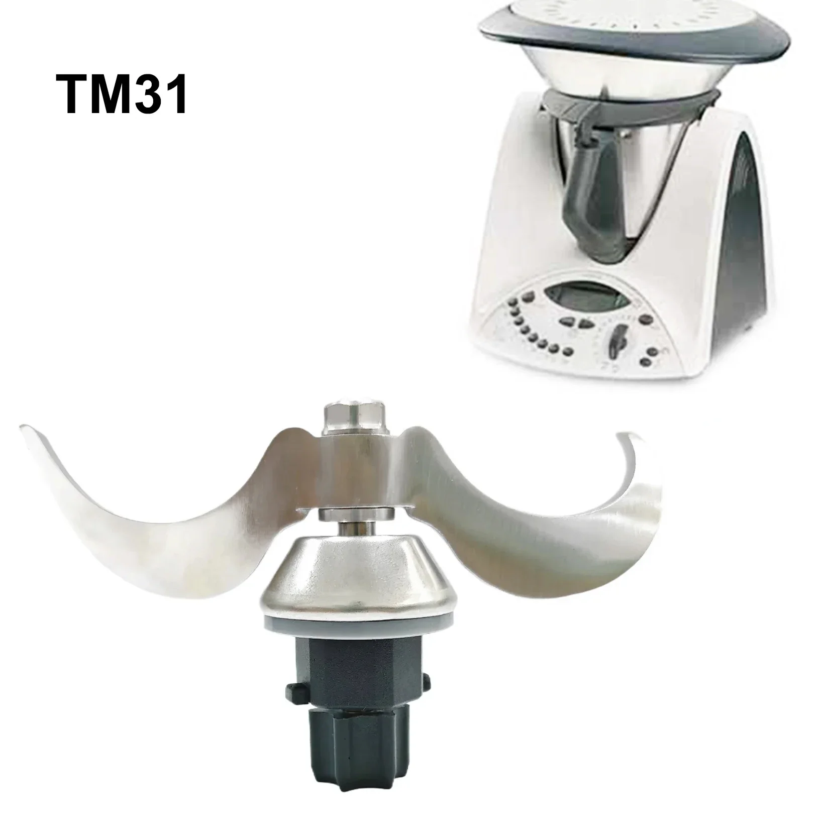 Hoja de masa para Thermomix TM31, cuchilla mezcladora de amasar, agitar harina, cuchillo de licuadora suave
Hoja de masa para Thermomix TM31, cuchilla mezcladora de amasar, agitar harina, cuchillo de licuadora suave