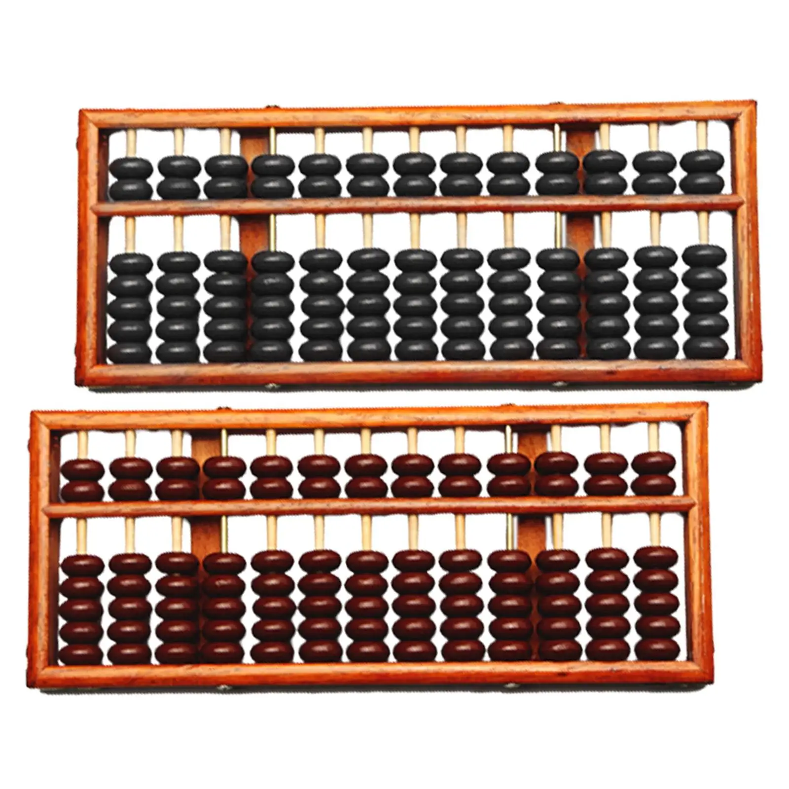13 digits Rods Chinese Wood Abacus Counting Ornament Exquisite Workmanship Classical for Adults Kids 28x12x2
13 digits Rods Chinese Wood Abacus Counting Ornament Exquisite Workmanship Classical for Adults Kids 28x12x2