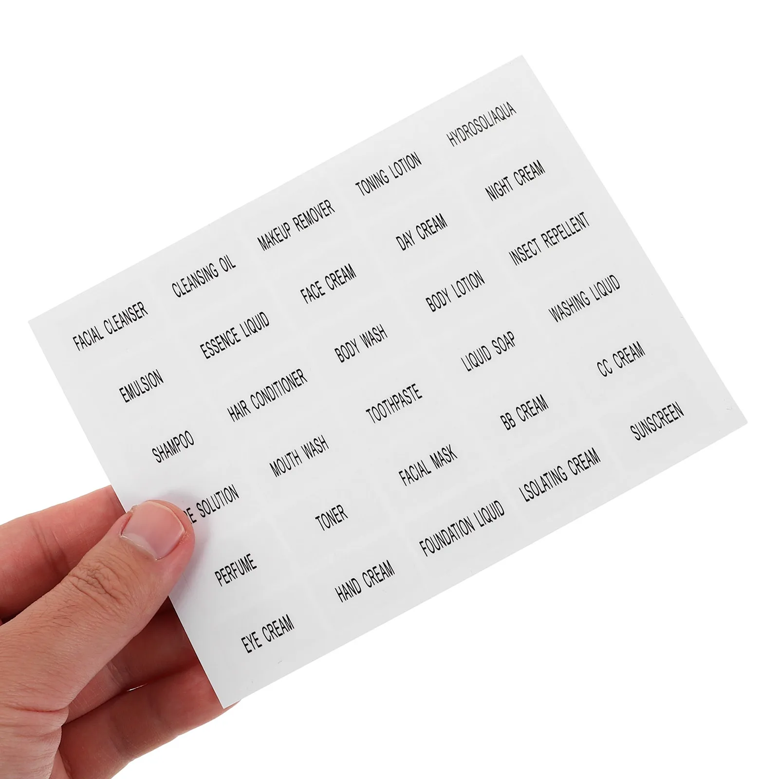 50Pcs Minimalist Transparent Waterproof Bottle Labels for Skincare Containers Travel Jars Soap Dispensers Shampoo Conditioner
50Pcs Minimalist Transparent Waterproof Bottle Labels for Skincare Containers Travel Jars Soap Dispensers Shampoo Conditioner