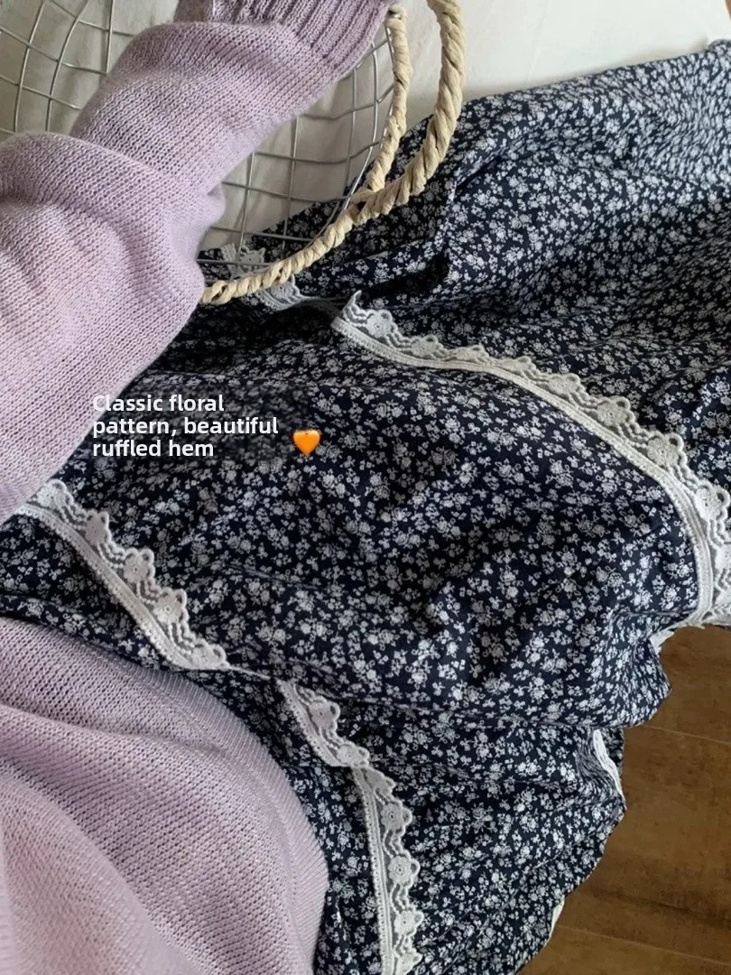 Retro Lace Splice Floral f Skirt Women's A-Line Puffy Cake Long Skirt Trendy High Waist Korean Sle Spring New Arrival
Retro Lace Splice Floral f Skirt Women's A-Line Puffy Cake Long Skirt Trendy High Waist Korean Sle Spring New Arrival