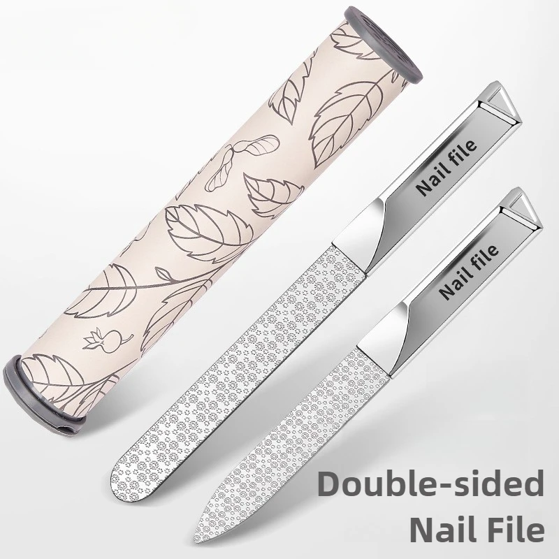 Stainless Steel Double Side Nail File Styling Accessories Polish Remover For Buffer Manicure Tools For Salon Home And Travel
Stainless Steel Double Side Nail File Styling Accessories Polish Remover For Buffer Manicure Tools For Salon Home And Travel