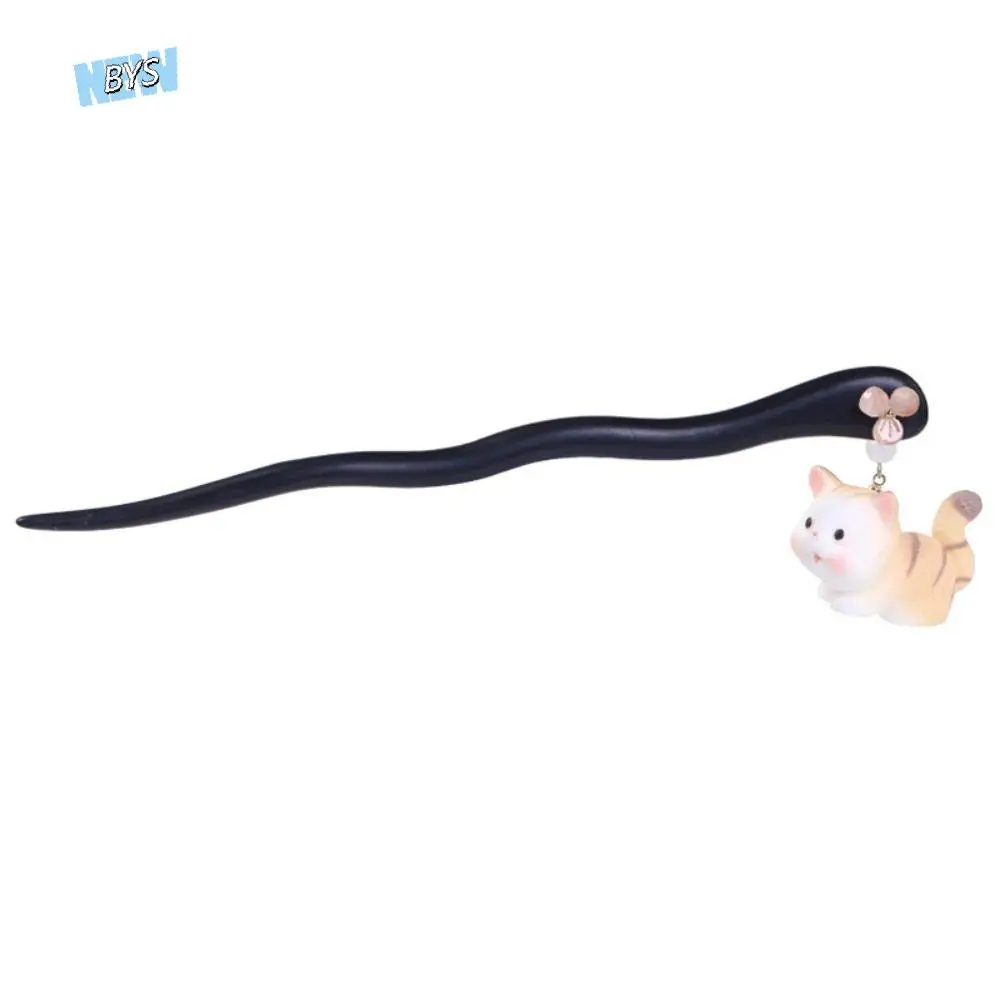 Retro Cat Wooden Hair Stick Ebony Wood Rabbit Hanfu Hairpin Hanfu Headwear Hair Chopstick Chinese Style Headwear For Girl
Retro Cat Wooden Hair Stick Ebony Wood Rabbit Hanfu Hairpin Hanfu Headwear Hair Chopstick Chinese Style Headwear For Girl