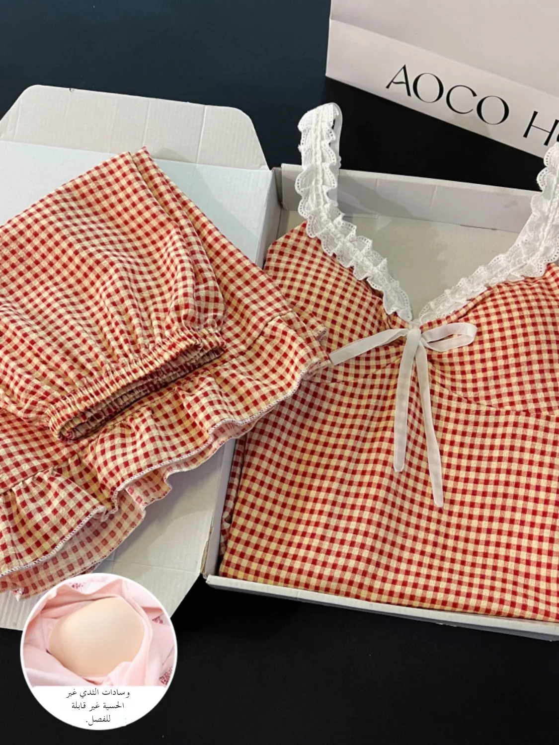 Summer Thin Bubble Cotton Strap Spwear Women's Home Clothes Set Cool Feeling Large Size Orange id Pattern V-Ne ort S...
Summer Thin Bubble Cotton Strap Spwear Women's Home Clothes Set Cool Feeling Large Size Orange id Pattern V-Ne ort S...