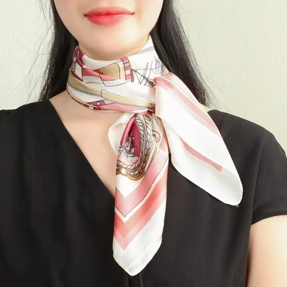 Vintage 70×70cm Women Silk Scarf Square All-Match Hair Neck Tie Scarf Streamer Small Satin Print Wrap Headkerchief
Vintage 70×70cm Women Silk Scarf Square All-Match Hair Neck Tie Scarf Streamer Small Satin Print Wrap Headkerchief