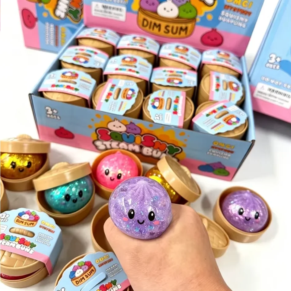 Mini 5.5cm Glitter Dumpling Glitter Dumpling Squishy with Box Dumplings Sensory Squeeze Toy for Stress Relief
Mini 5.5cm Glitter Dumpling Glitter Dumpling Squishy with Box Dumplings Sensory Squeeze Toy for Stress Relief