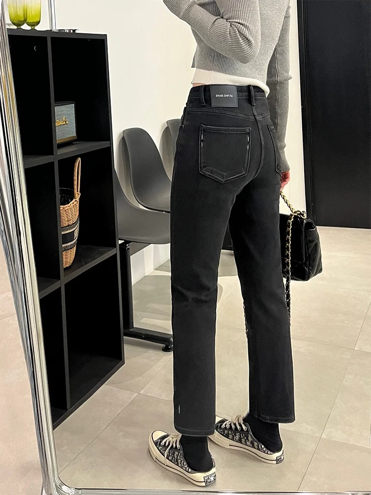 Женские джинсы с высокой талией на подкладке, эластичные прямые брюки для похудения e ey 9, повседневные хлопковые эластичные джинсы
Женские джинсы с высокой талией на подкладке, эластичные прямые брюки для похудения e ey 9, повседневные хлопковые эластичные джинсы